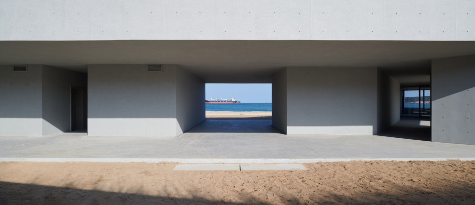 seaside zigzag building china by tao