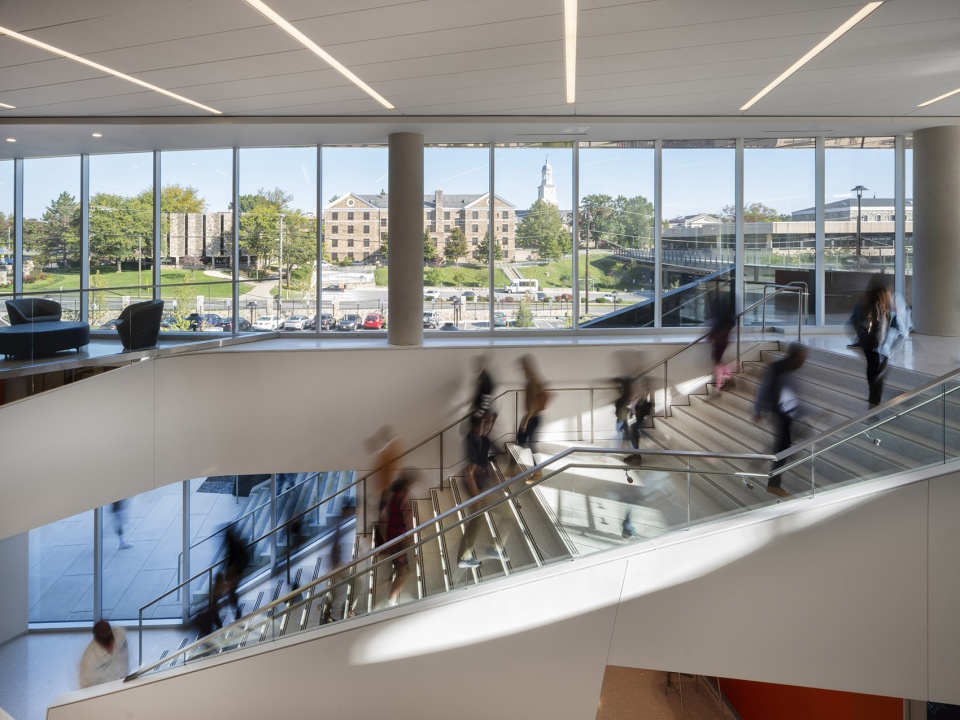 the calvin and tina tyler hall morgan state university by teeple architects gwwo architects