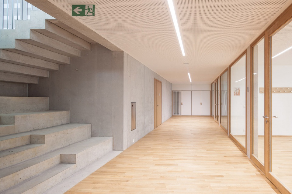 Urban innovation for new Meinier school by Mue Atelier d architecture