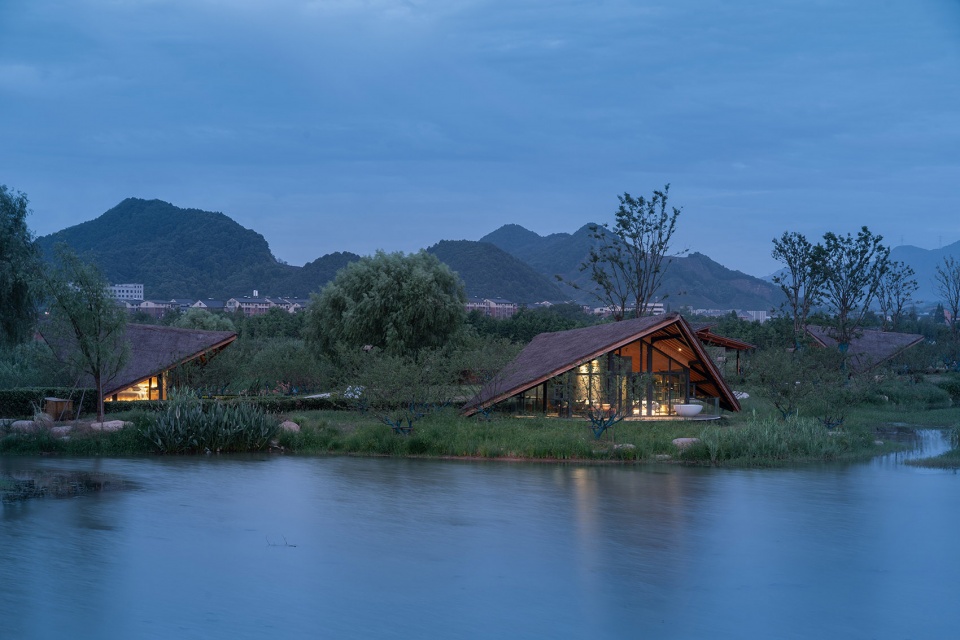 fuyang yangbei lake wetland ecological hotel china by shulin architecture