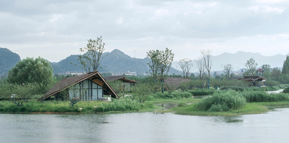 fuyang yangbei lake wetland ecological hotel china by shulin architecture