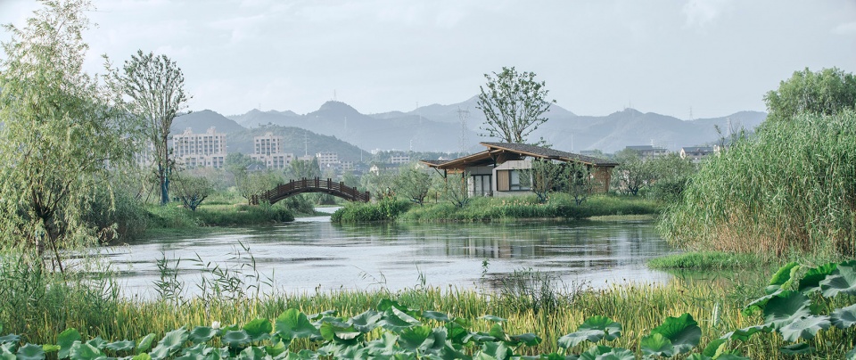 fuyang yangbei lake wetland ecological hotel china by shulin architecture