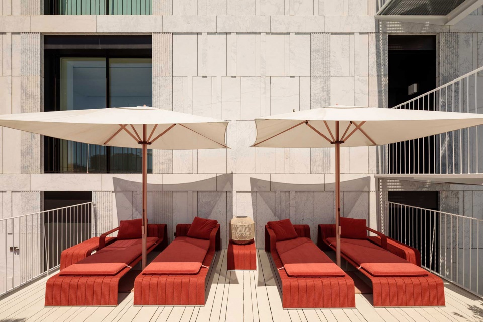 communal areas of castilho 203 by viterbo interior design