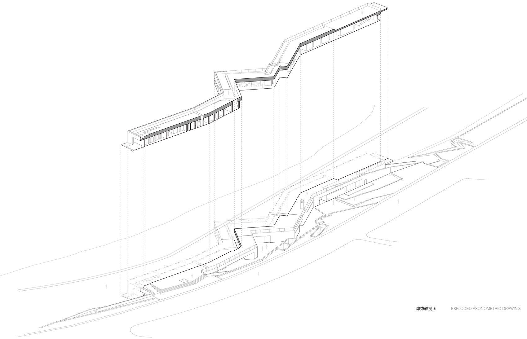 seaside zigzag building china by tao