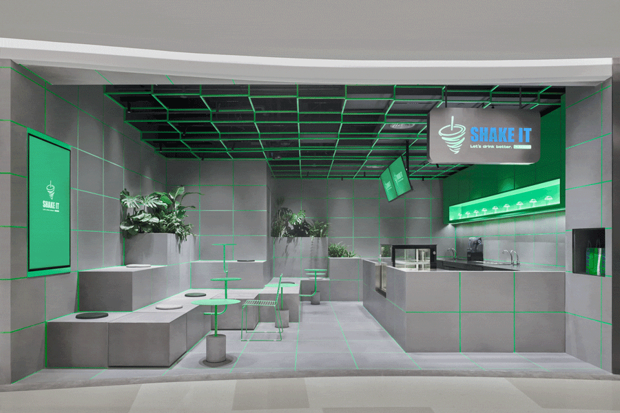 shake it 1788 store shanghai by ydesign