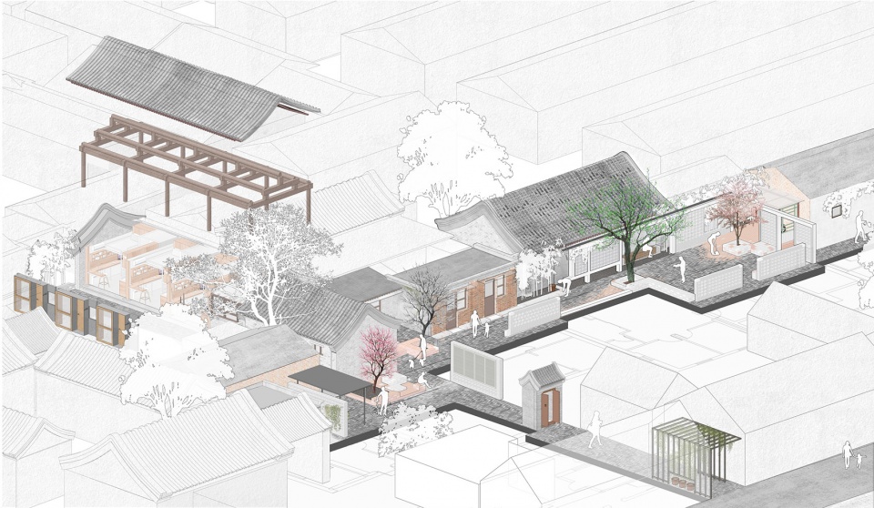 Renovation of No.16 No.18 and No.20 Quads in Yu’er Hutong URBANUS