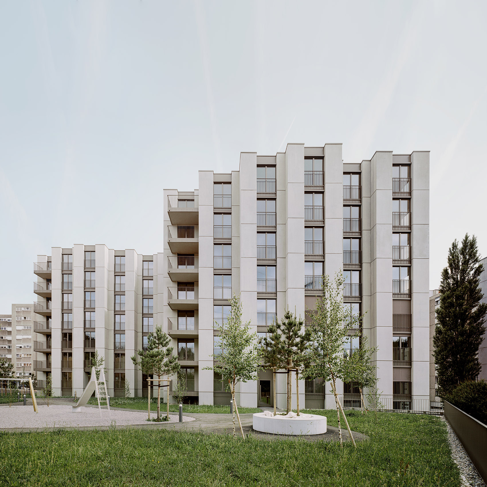 BOVERESSES SOCIAL HOUSING, Switzerland by FHV 谷德设计网