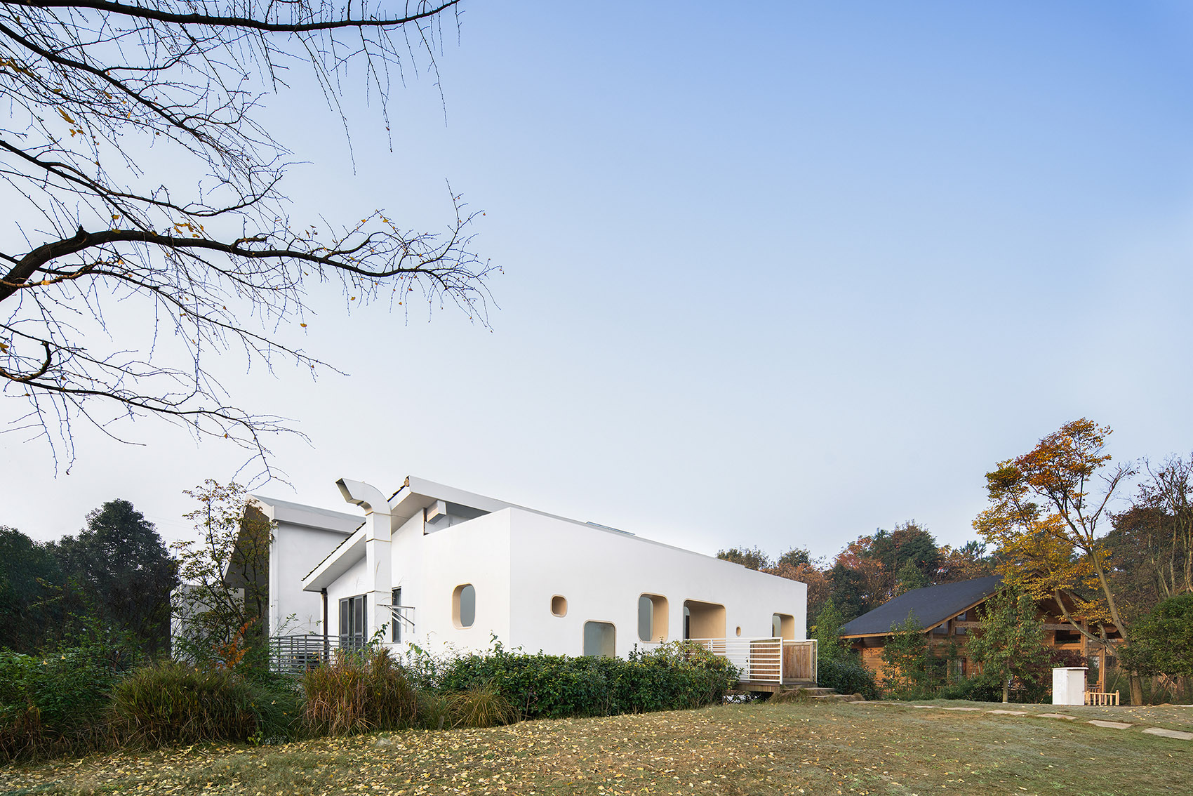 chengdu dujiangyan forget me not farm valley restaurant and leisure houseby daga architects