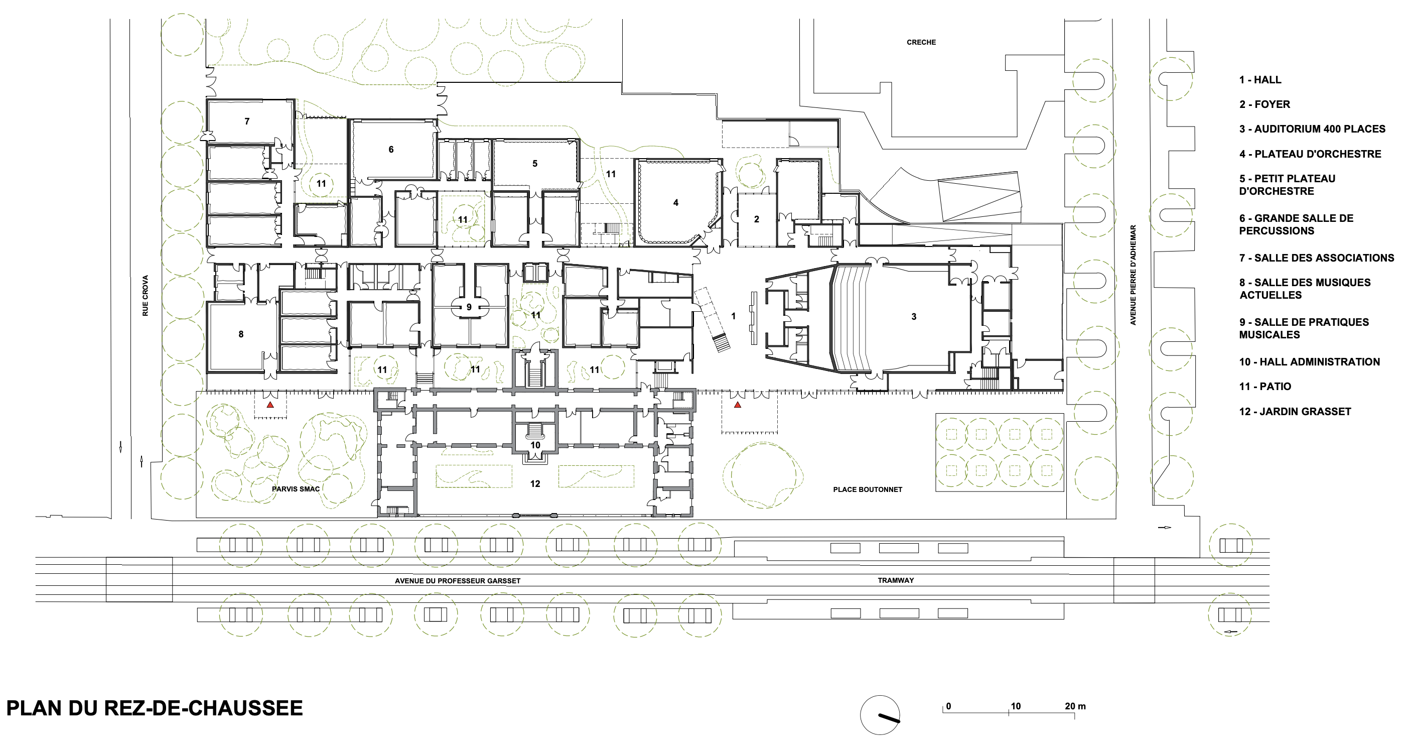 the music conservatory of montpellier france by architecturestudio