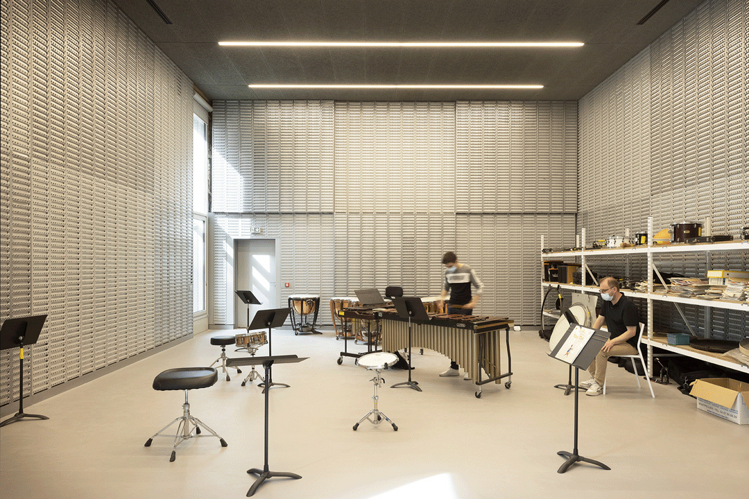 the music conservatory of montpellier france by architecturestudio