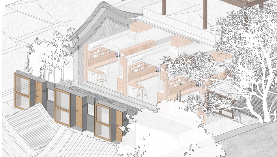Renovation of No.16 No.18 and No.20 Quads in Yu’er Hutong URBANUS