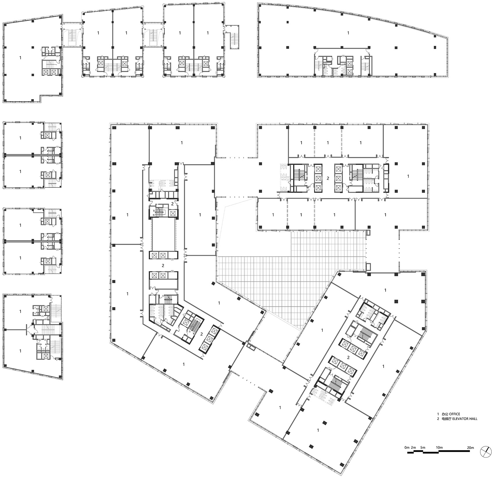 Shanghai Hongqiao Wanchuang Center Shenzhen Huahui Design