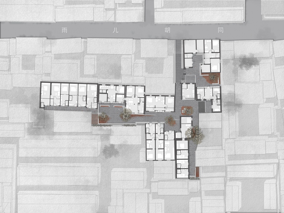 Renovation of No.16 No.18 and No.20 Quads in Yu’er Hutong URBANUS