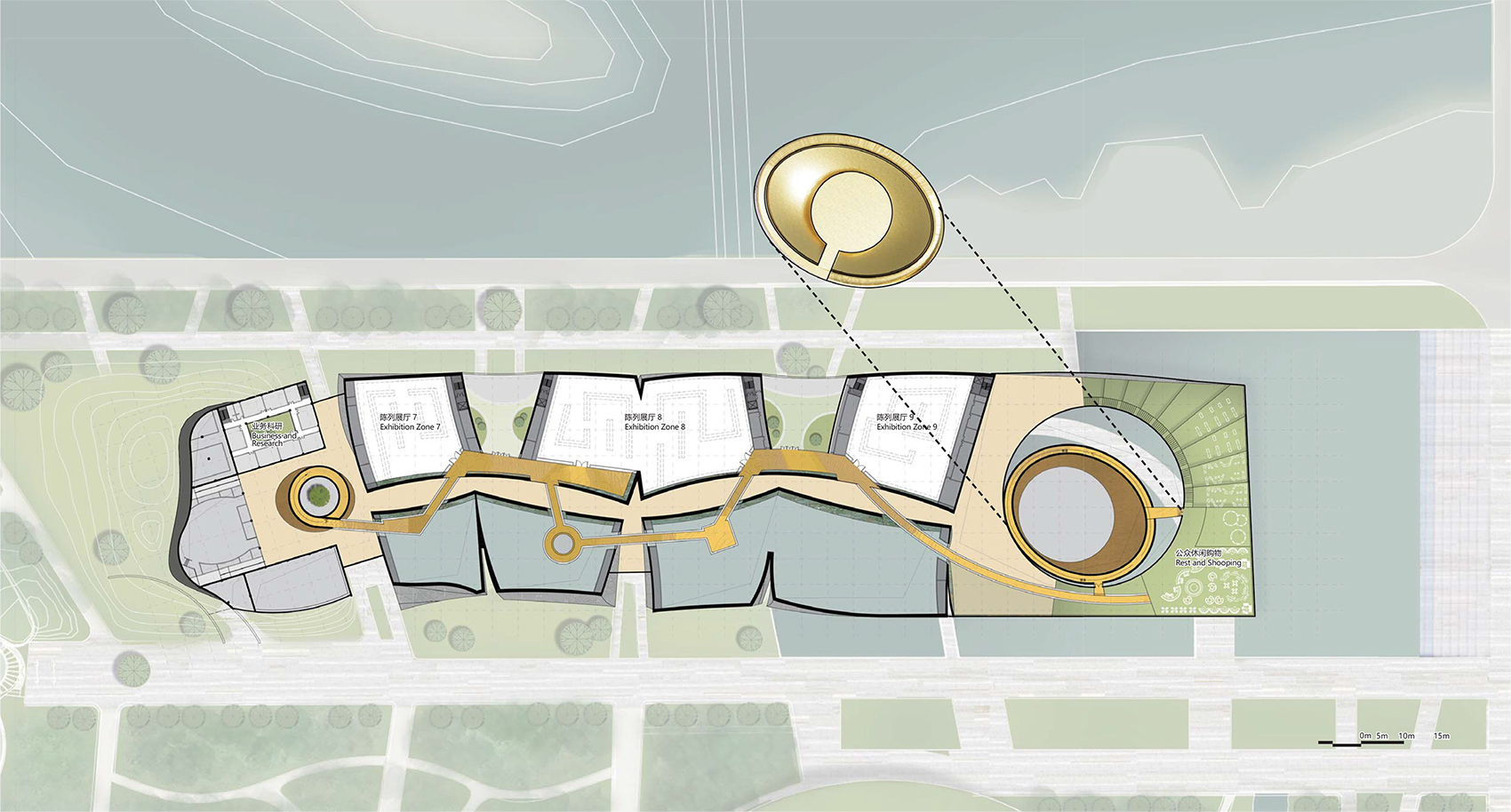 ad new hall and visitor center of sanxingdui museum conceptual architectural design by biad 6a8studio