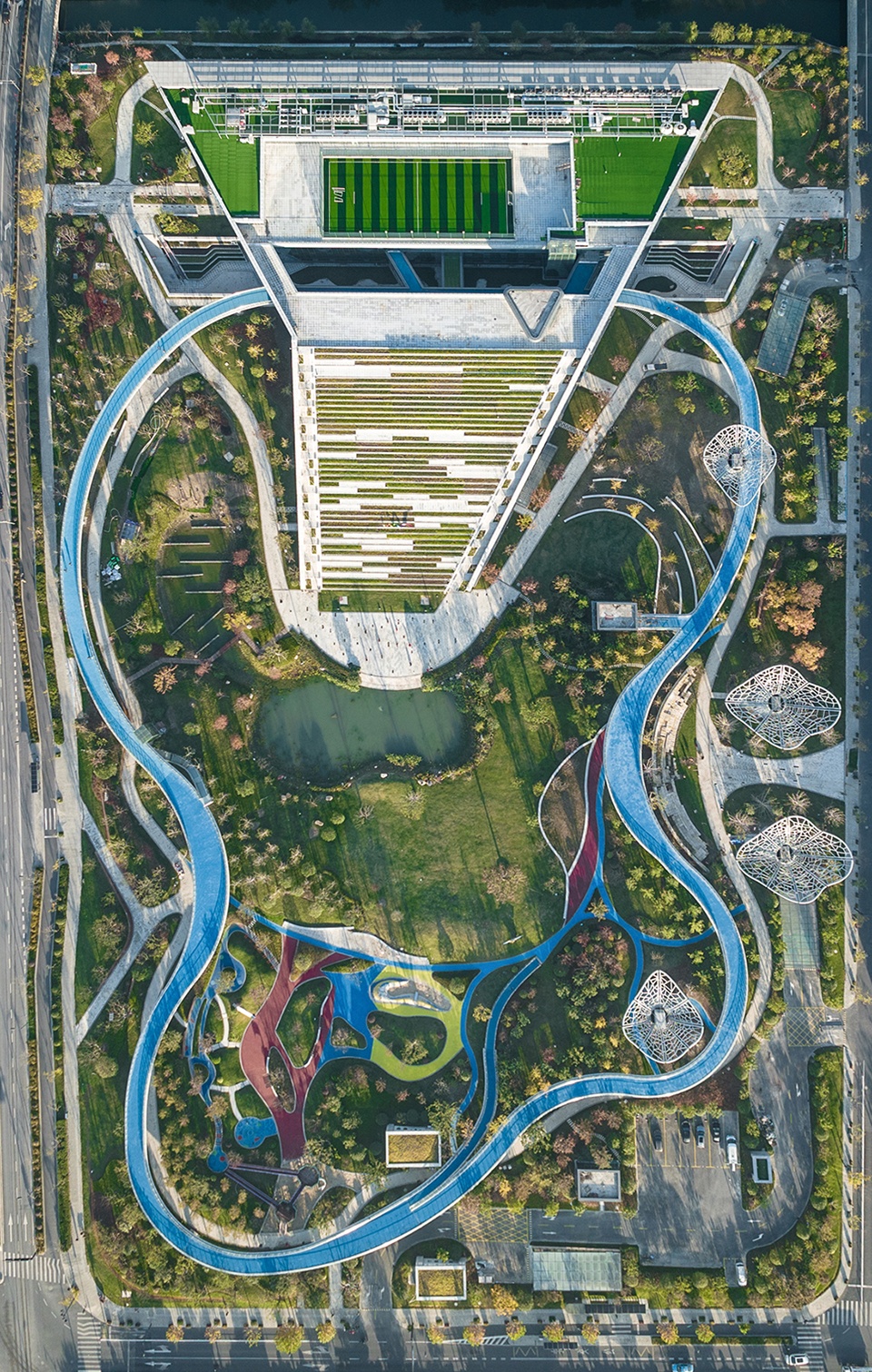 hangzhou li ning sports park china by pt design