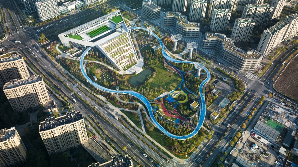 hangzhou li ning sports park china by pt design