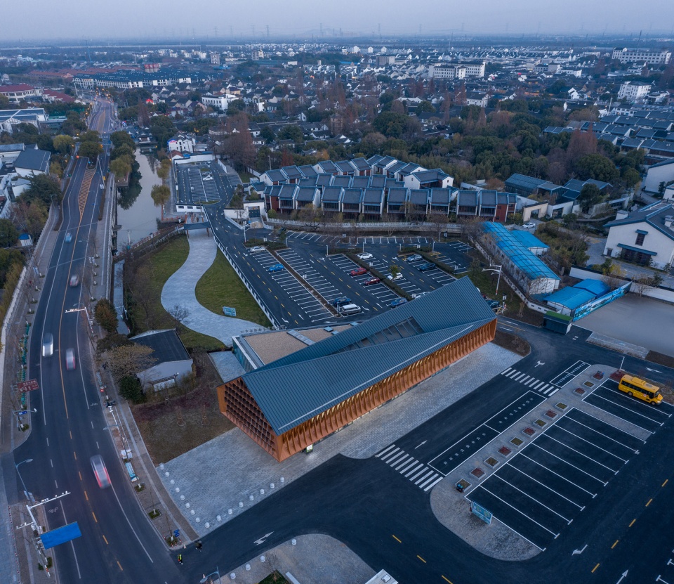 zhujiajiao tourist center china by wuyang architecture