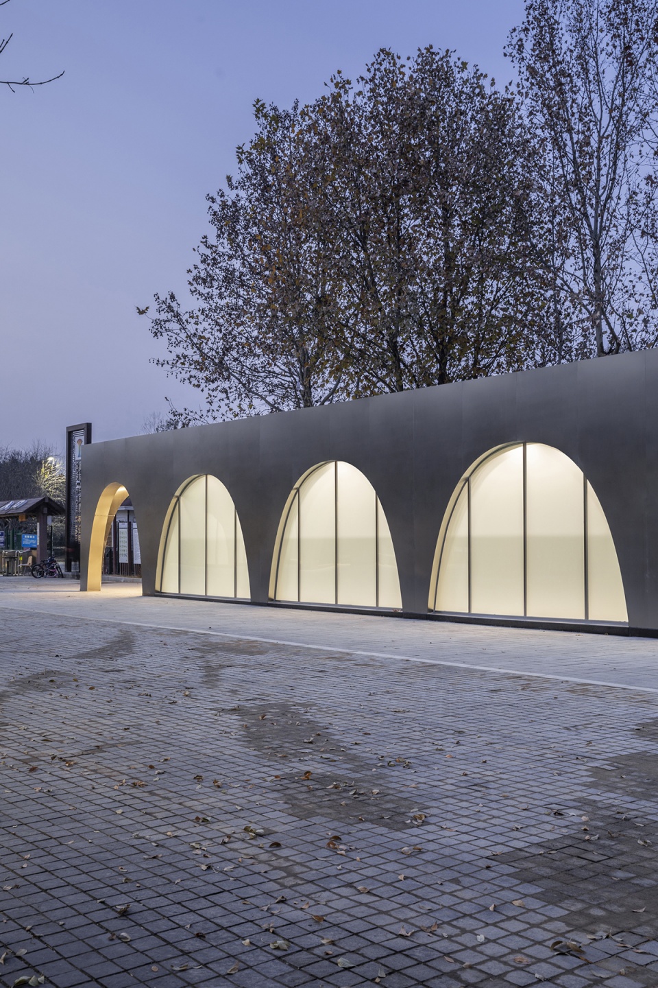 beijing olympic forest parks runners station china by temp