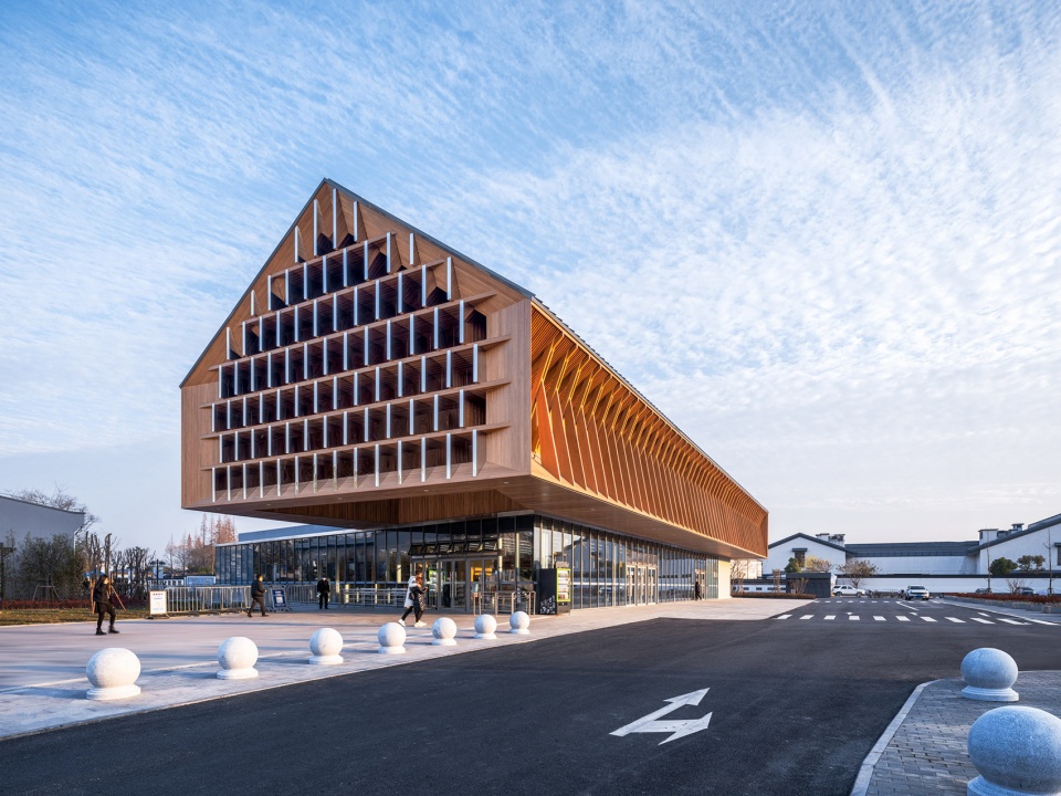 zhujiajiao tourist center china by wuyang architecture