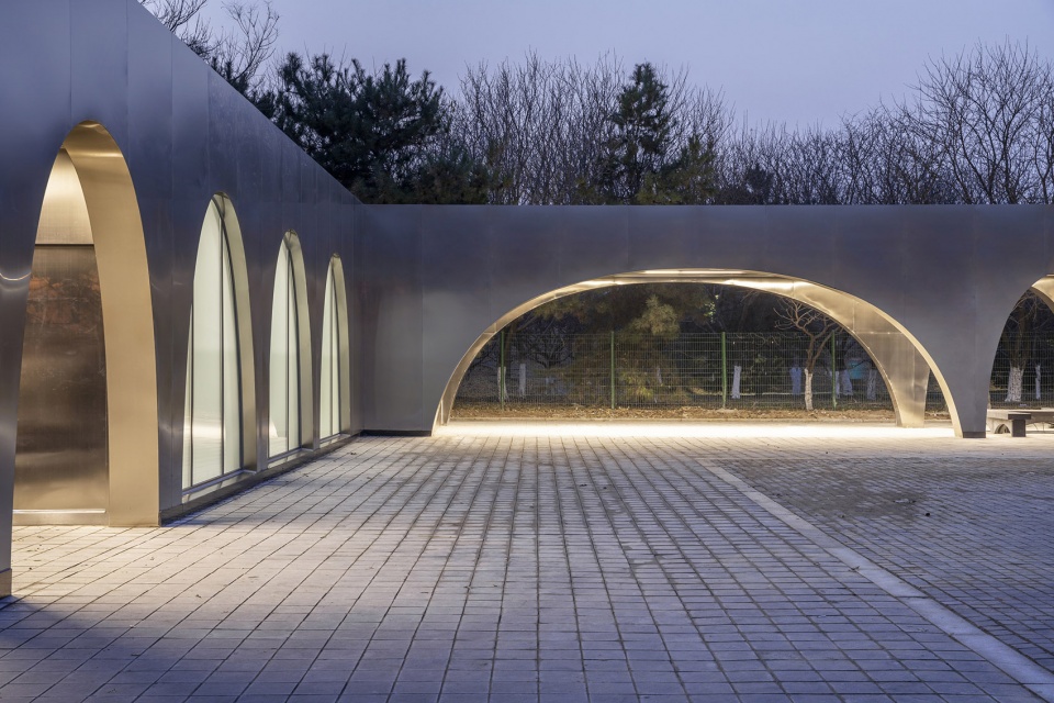 beijing olympic forest parks runners station china by temp