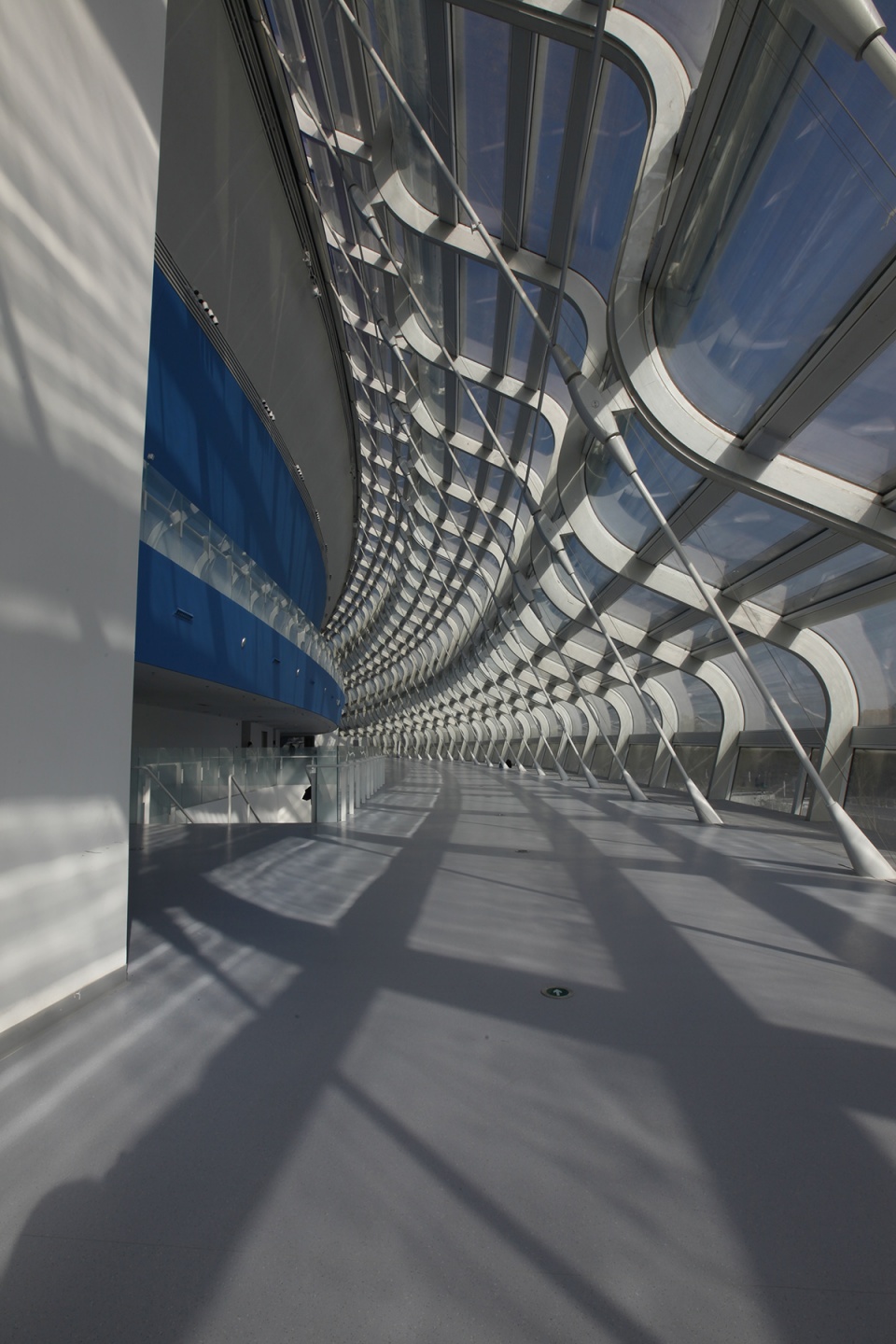 the ice ribbon the national speed skating oval china by populous