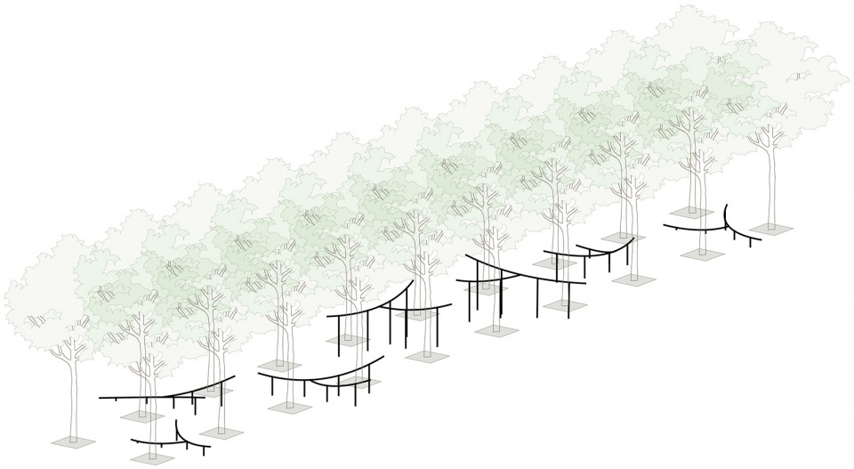 beijing olympic forest parks runners station china by temp