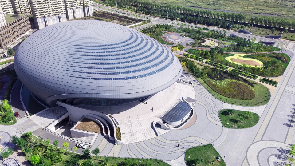 shenmu art center china by institute of architectural design and research chinese academy of sciences