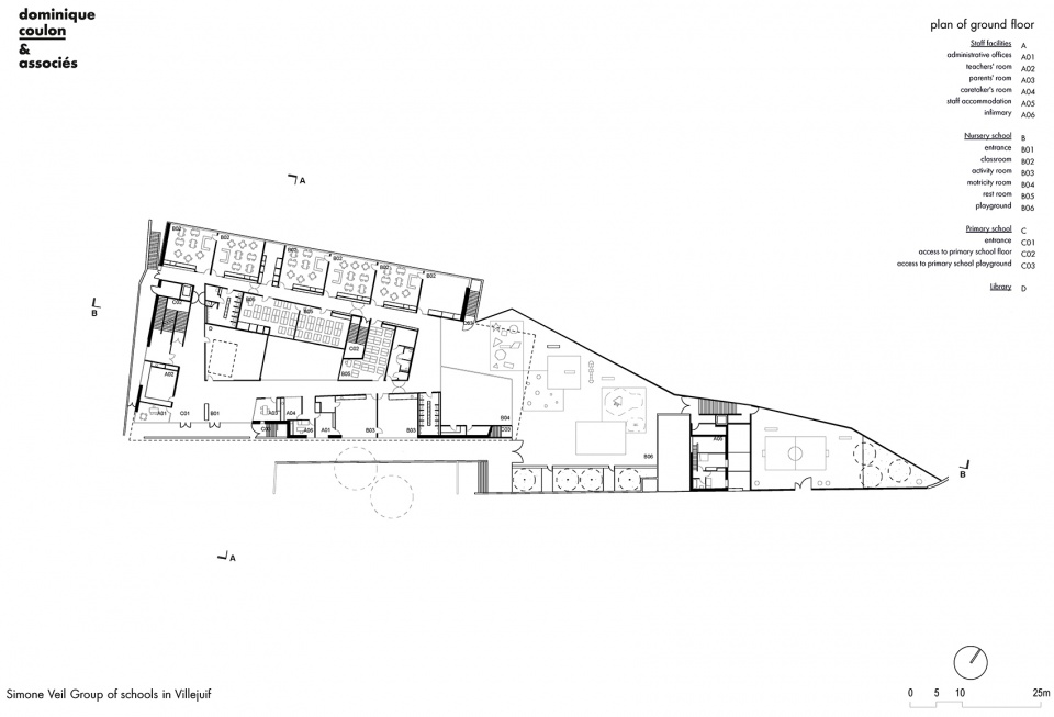 simone veil group of schools in villejuif by dominique coulon associes