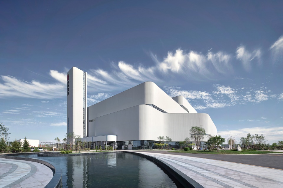 facade design of tianjin xiqing guangda waste to energy plant china by niyang atelier