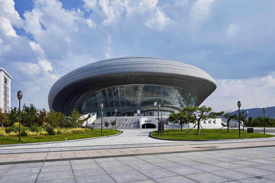 shenmu art center china by institute of architectural design and research chinese academy of sciences