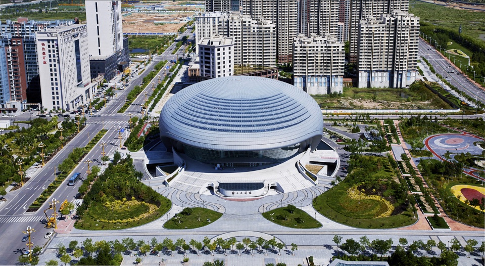 shenmu art center china by institute of architectural design and research chinese academy of sciences