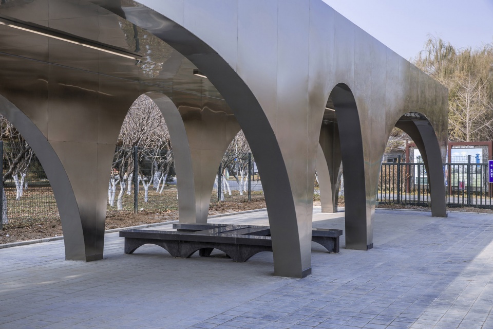 beijing olympic forest parks runners station china by temp