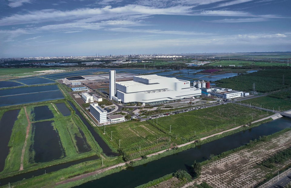 facade design of tianjin xiqing guangda waste to energy plant china by niyang atelier