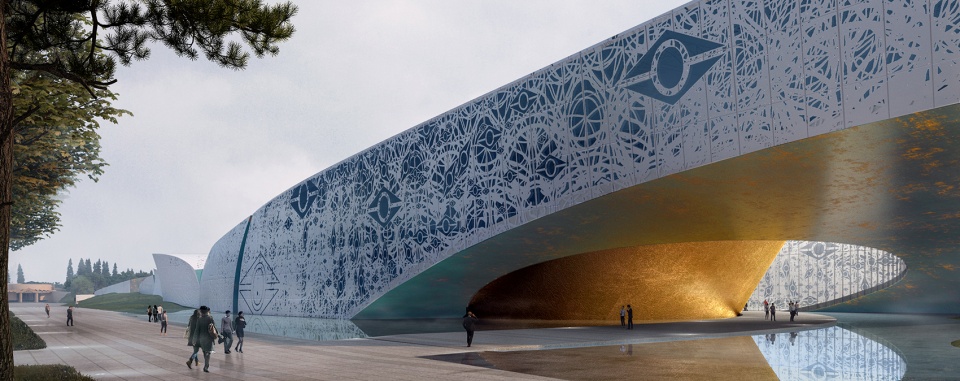 ad new hall and visitor center of sanxingdui museum conceptual architectural design by biad 6a8studio