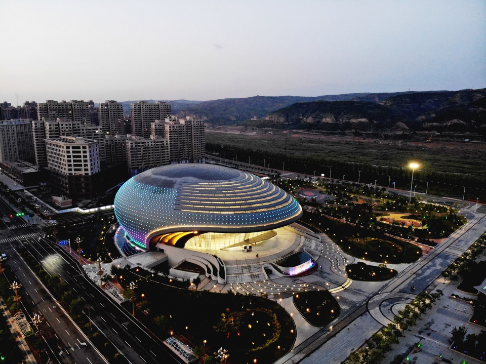shenmu art center china by institute of architectural design and research chinese academy of sciences