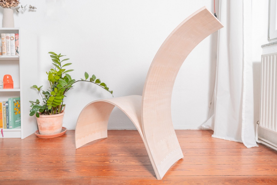 HygroShape Self Shaping Wood Furniture by University of Stuttgart