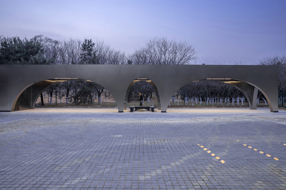 beijing olympic forest parks runners station china by temp