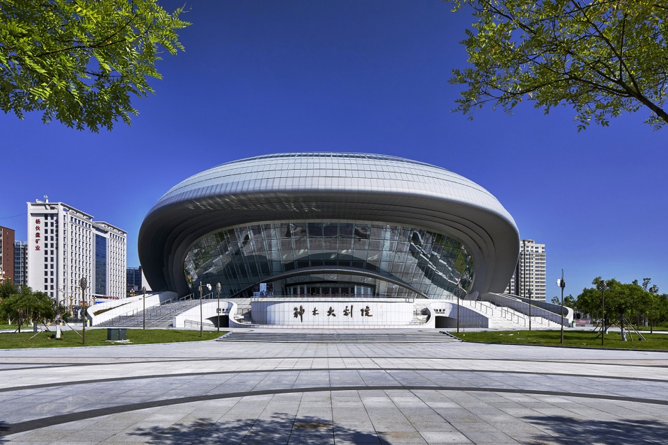shenmu art center china by institute of architectural design and research chinese academy of sciences