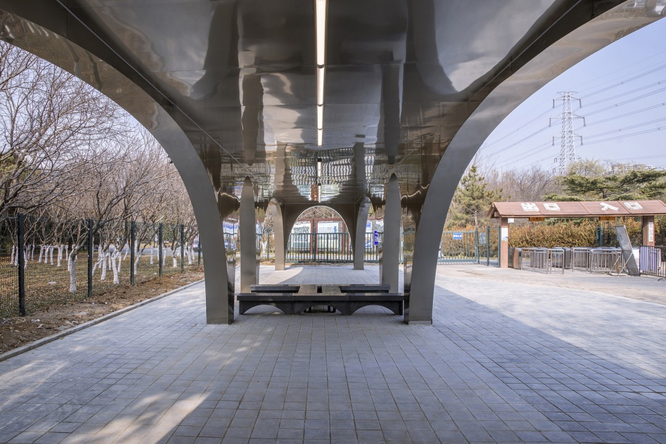 beijing olympic forest parks runners station china by temp