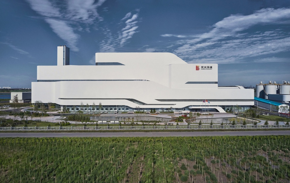 facade design of tianjin xiqing guangda waste to energy plant china by niyang atelier