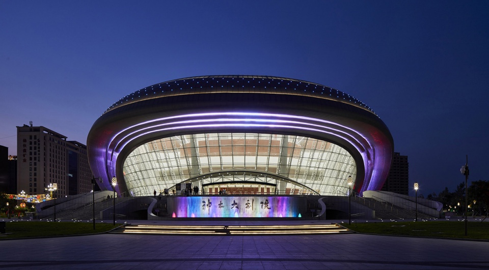 shenmu art center china by institute of architectural design and research chinese academy of sciences
