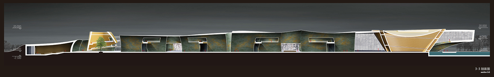 ad new hall and visitor center of sanxingdui museum conceptual architectural design by biad 6a8studio