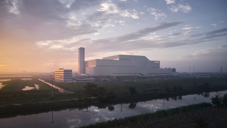 facade design of tianjin xiqing guangda waste to energy plant china by niyang atelier