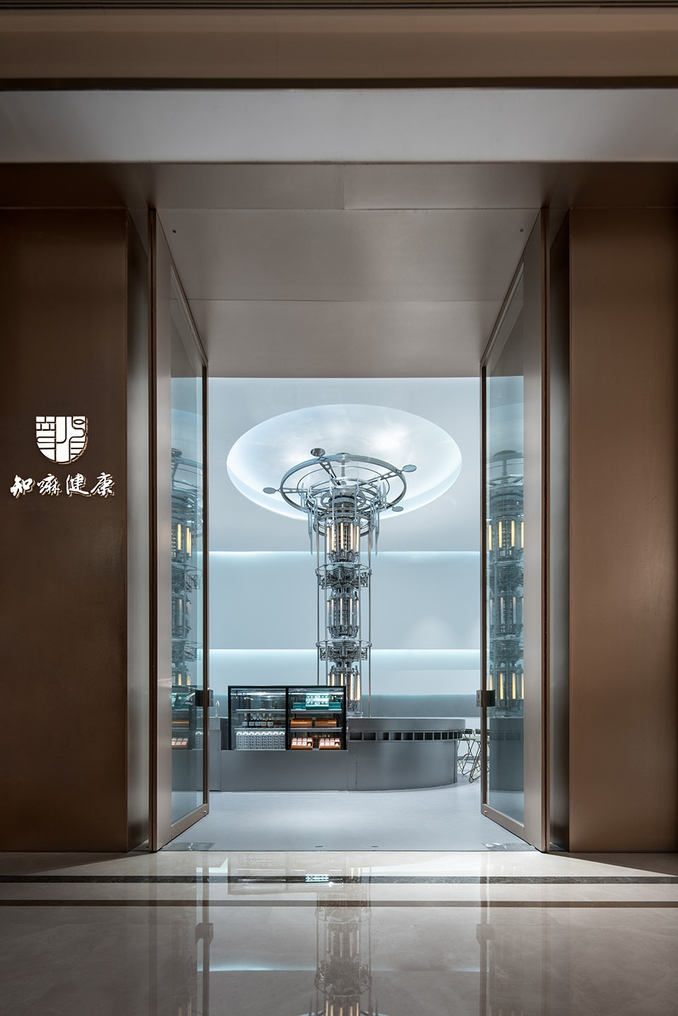 Pop up Shop of Zhima Health China by Beijing Wuxiang Space Architecture Design Studio Shanghai Bringidea Art Design