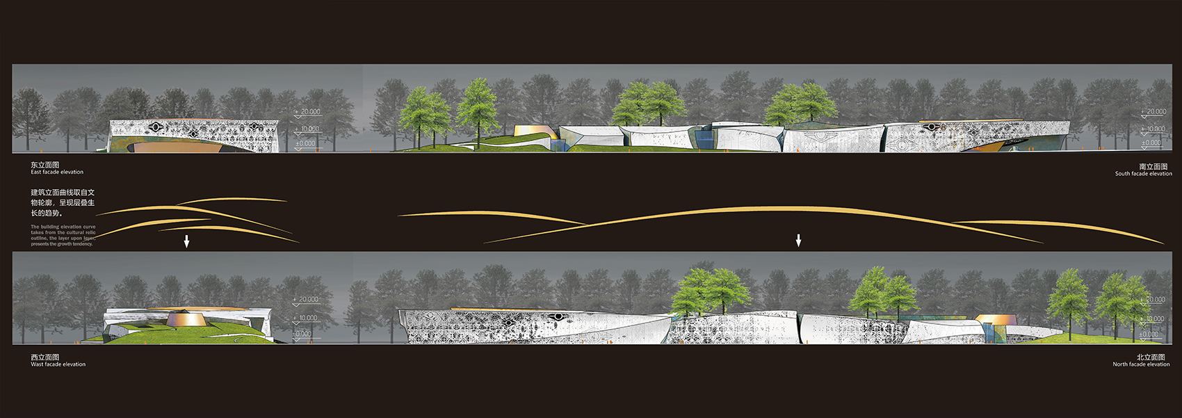 ad new hall and visitor center of sanxingdui museum conceptual architectural design by biad 6a8studio