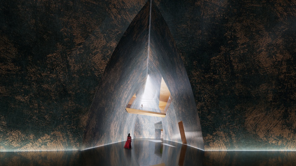 ad new hall and visitor center of sanxingdui museum conceptual architectural design by biad 6a8studio