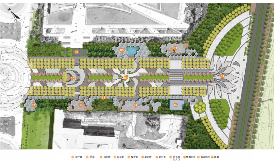 YinXing Li Culture themed Commercial Street Design China by SEU A A Design Studio