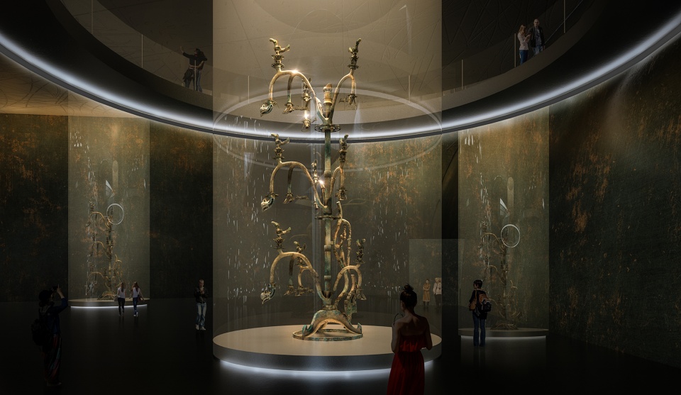 ad new hall and visitor center of sanxingdui museum conceptual architectural design by biad 6a8studio