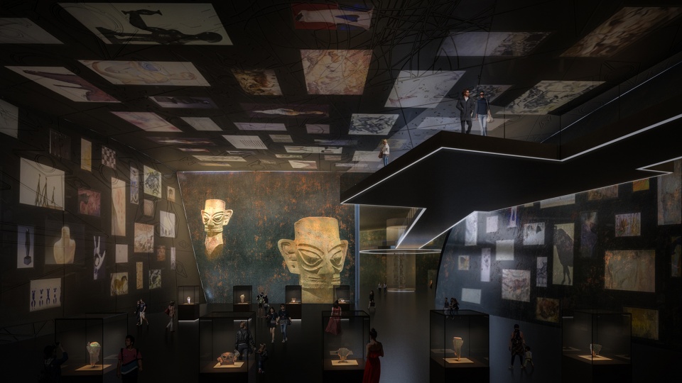 ad new hall and visitor center of sanxingdui museum conceptual architectural design by biad 6a8studio