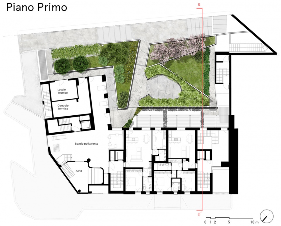 the house on stilts by studio architetti